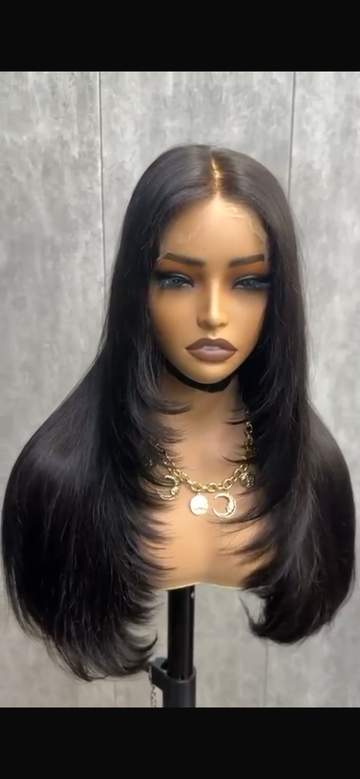 Layered Cut Straight Wig